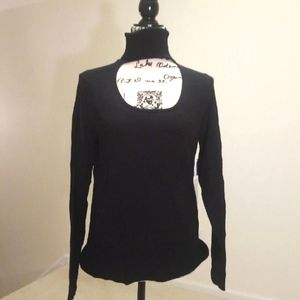 Open front knit top